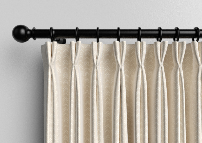 Rolling Hills Velvet, Natural - Made to Measure Curtains - Image 10